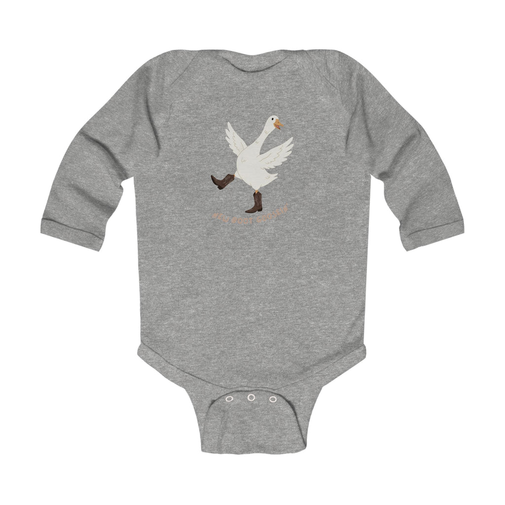 Infant Bodysuit — Dancing Goose Baby Onesie (Long Sleeve)