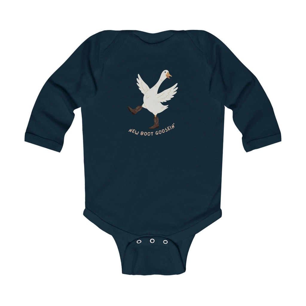 Infant Bodysuit — Dancing Goose Baby Onesie (Long Sleeve)