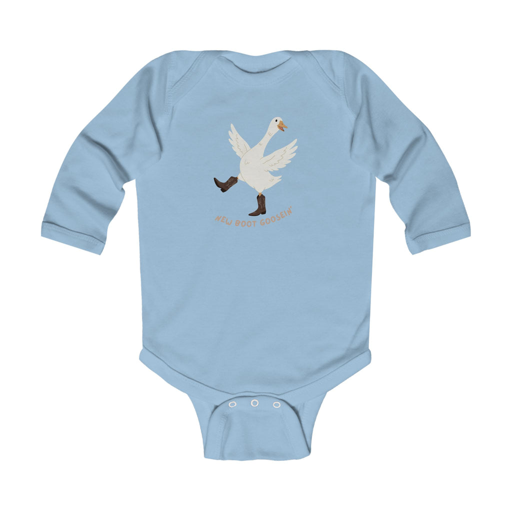 Infant Bodysuit — Dancing Goose Baby Onesie (Long Sleeve)