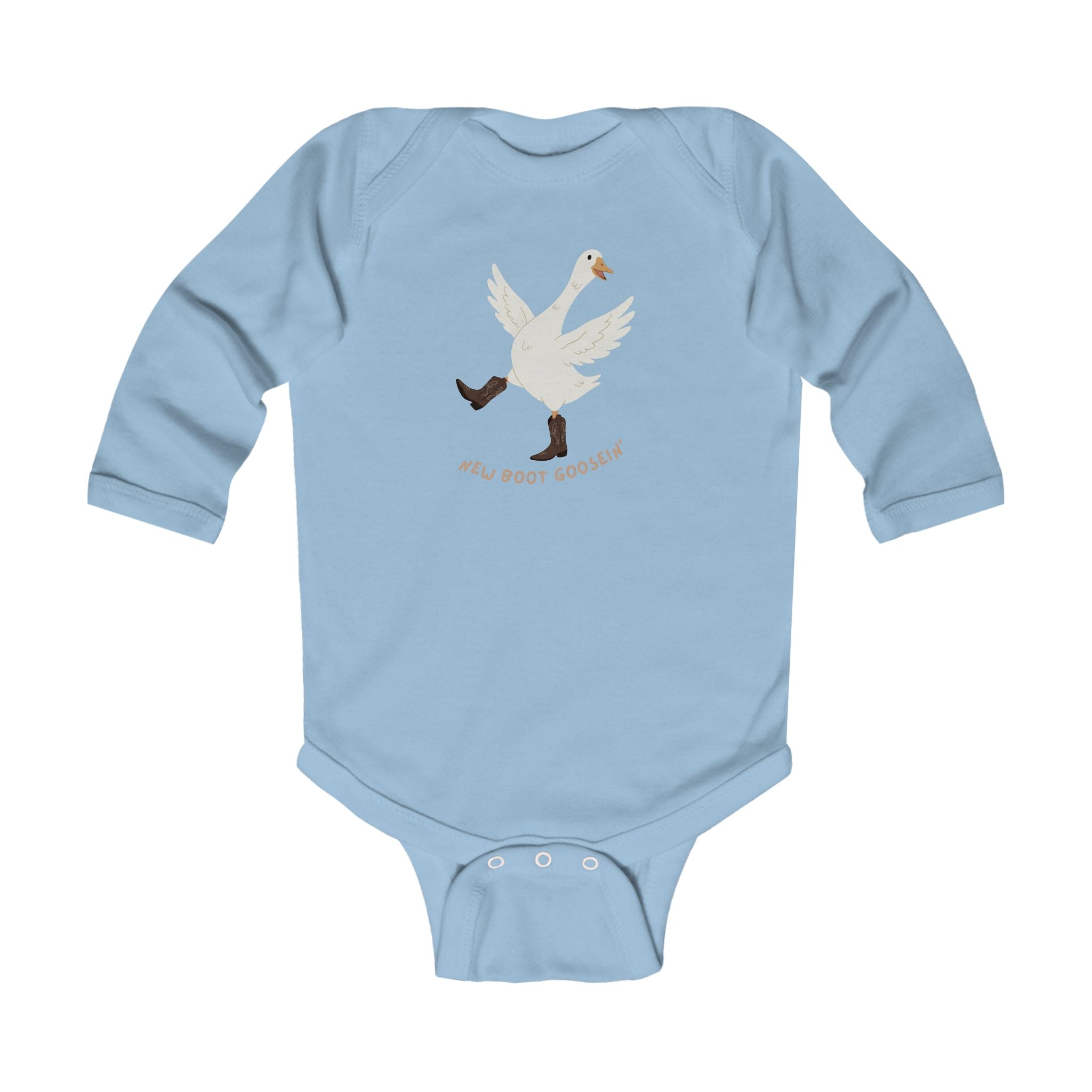 Infant Bodysuit — Dancing Goose Baby Onesie (Long Sleeve)