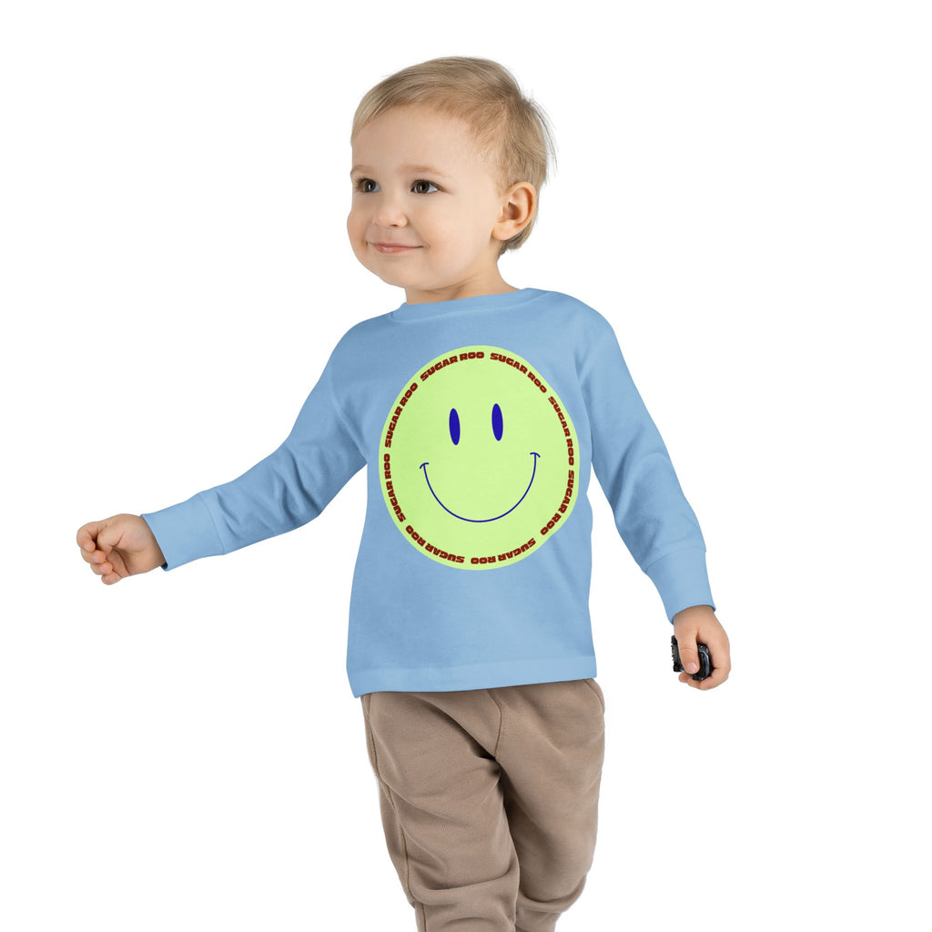 Toddler Smile Cotton Long-Sleeve Tee
