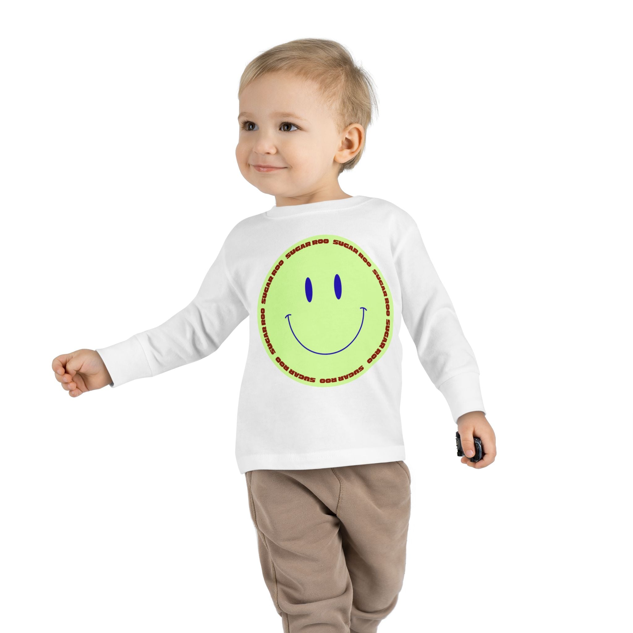 Toddler Smile Cotton Long-Sleeve Tee