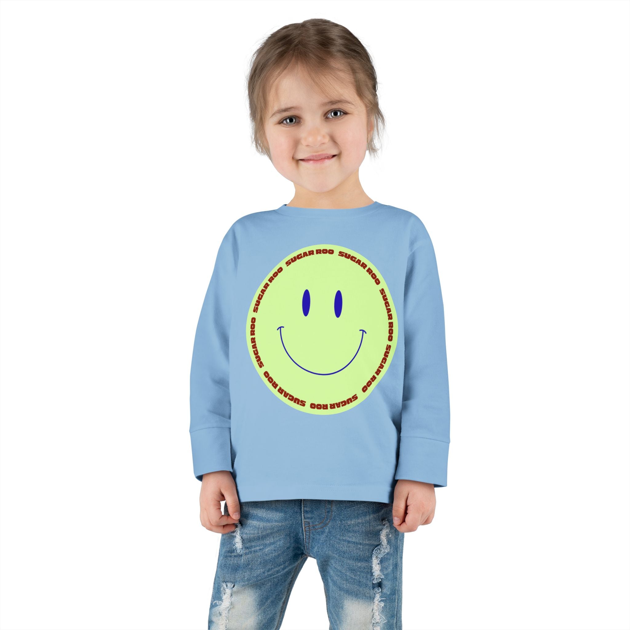 Toddler Smile Cotton Long-Sleeve Tee