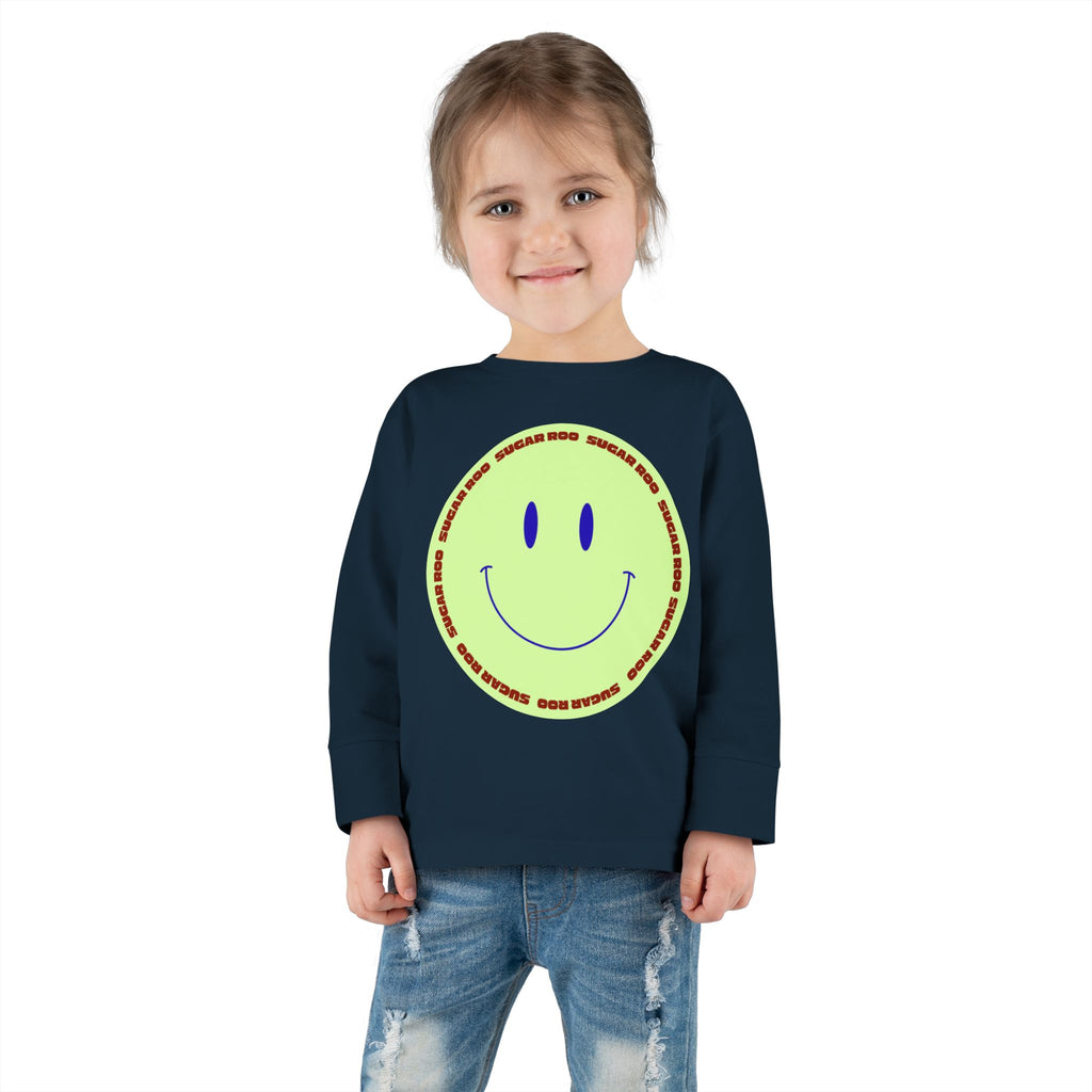 Toddler Smile Cotton Long-Sleeve Tee