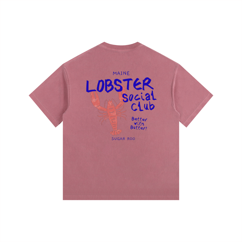 Adults' Maine Lobster Clue Oversized Cotton Tee