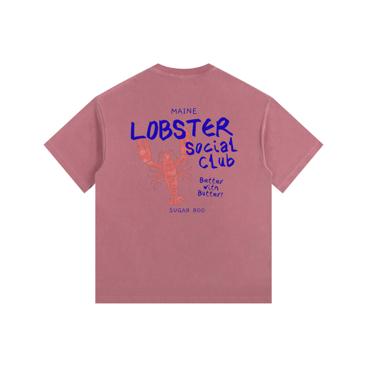 Adults' Maine Lobster Clue Oversized Cotton Tee