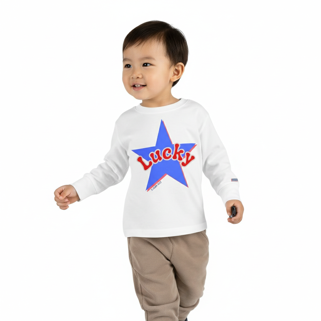 Lucky Star Toddler Long Sleeve Tee