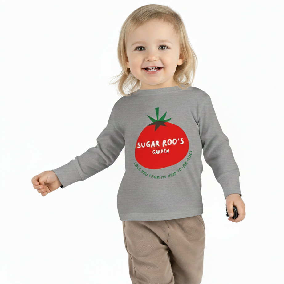 Toddler Tomato Cotton Longe Sleeve Tee