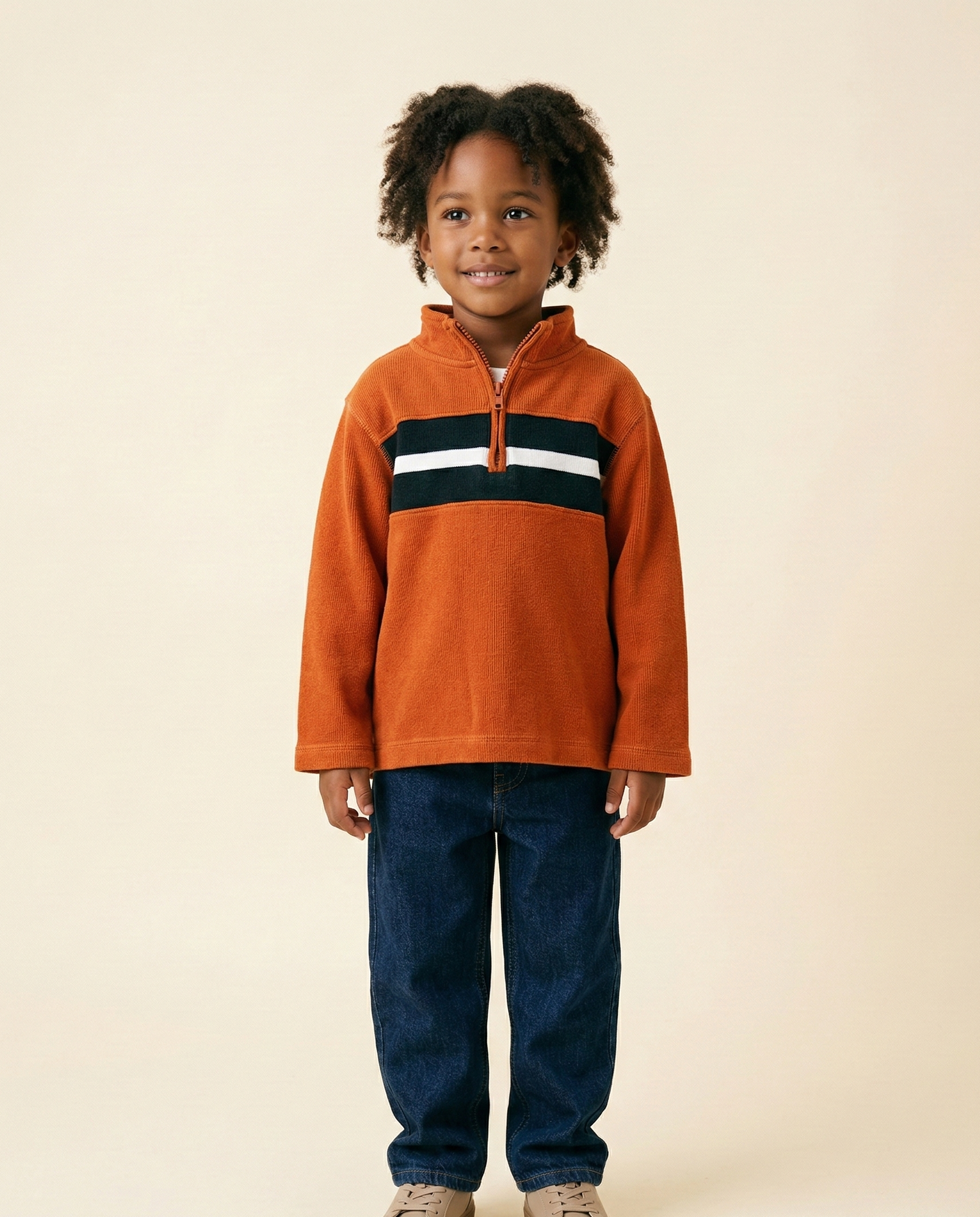 100% Cotton Long Sleeve Kids' Fleece Medium (5/6)
