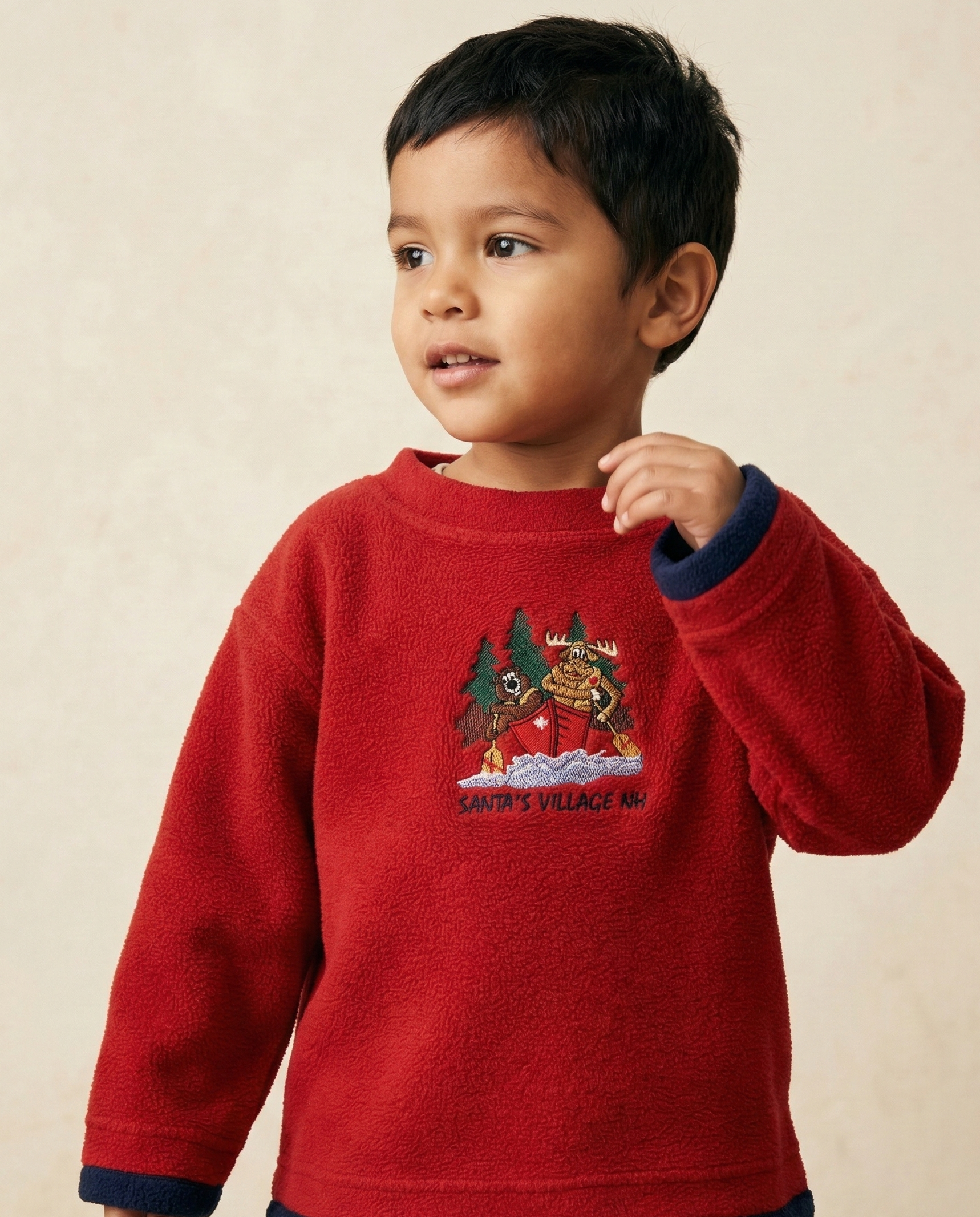 Vintage Santa’s Village fleece (4T)