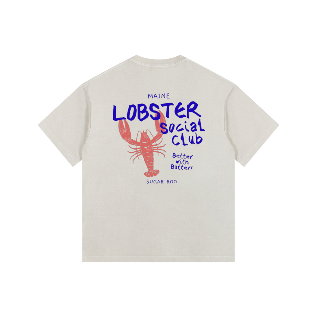Adults' Maine Lobster Clue Oversized Cotton Tee