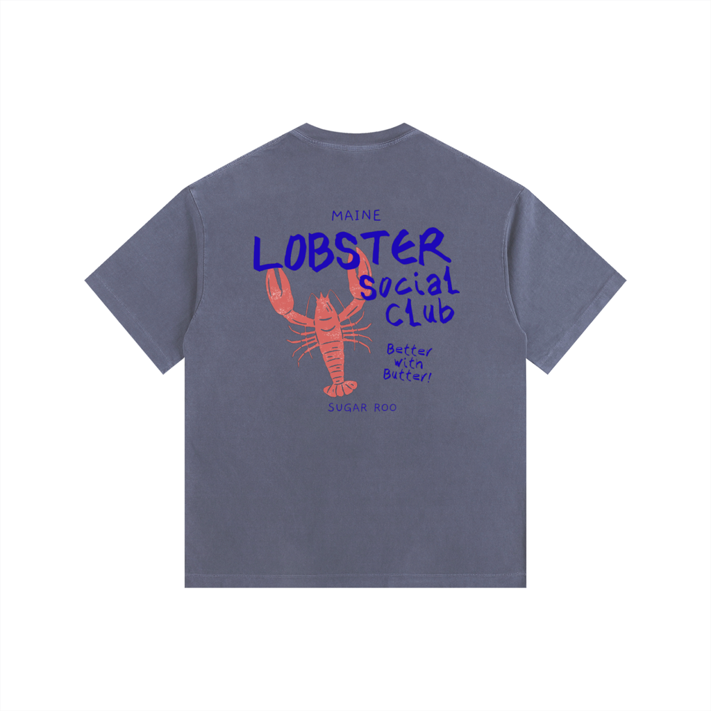 Adults' Maine Lobster Clue Oversized Cotton Tee