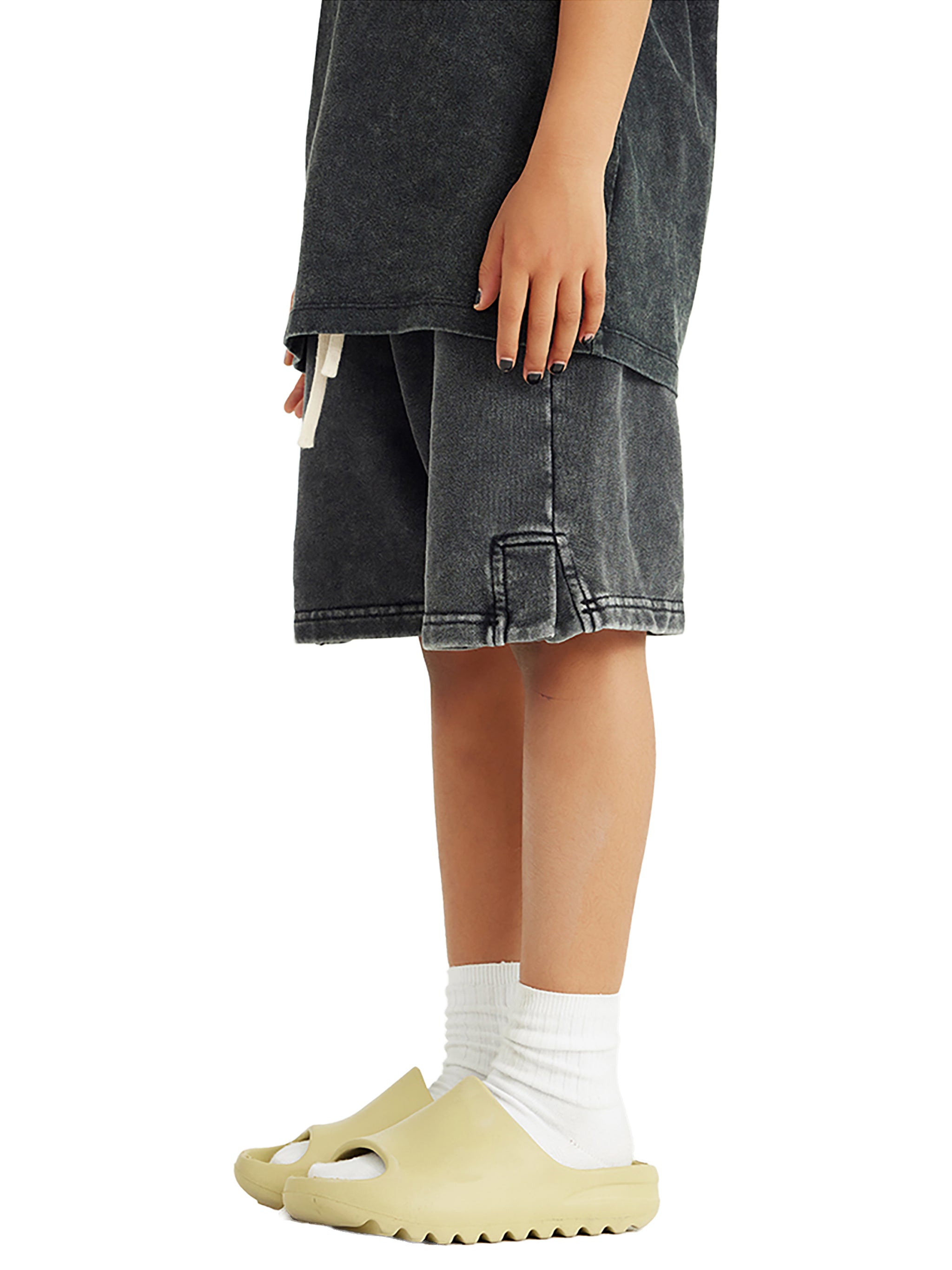 Kids' Cotton Snow Washed Shorts